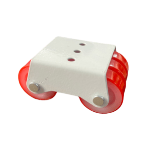 SIX WHEEL CASTOR ORANGE AND WHITE